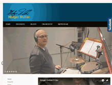 Tablet Screenshot of muellerdrums.de